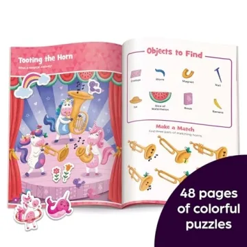 Unicorn Sticker Activity Book - Fun for Kids 3 to 8