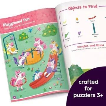 Unicorn Sticker Activity Book - Fun for Kids 3 to 8