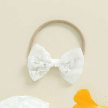 Elegant Newborn Baby Girl Romper Dress with Headband