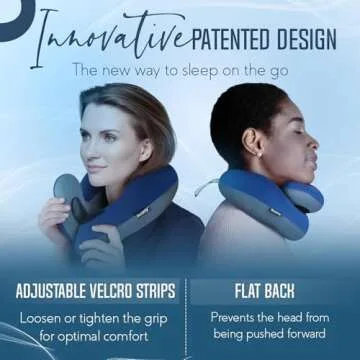 BCOZZY Travel Neck Pillow - Comfort for Flights and Road Trips