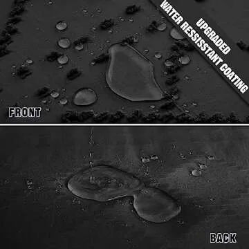 Siiluminisoy Black Textured Shower Curtain with Tassels 72x72