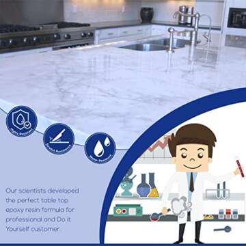 Magic Resin Premium Clear Epoxy Kit for Art and Crafts