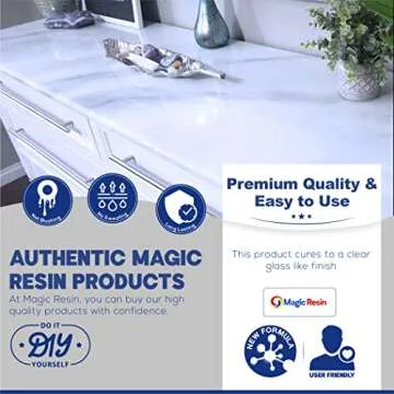 Magic Resin Premium Clear Epoxy Kit for Art and Crafts