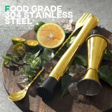 Homestia 3-Piece Bar Tool Set for Cocktail Lovers