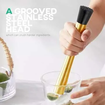 Homestia 3-Piece Bar Tool Set for Cocktail Lovers