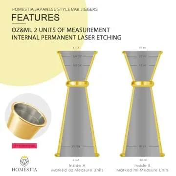 Homestia 3-Piece Bar Tool Set for Cocktail Lovers