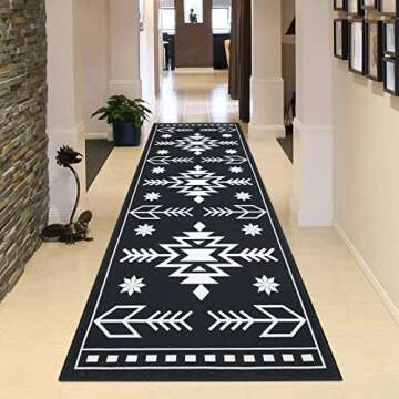 U'Artlines Southwestern Cotton Area Rug Runner - 2'x6'