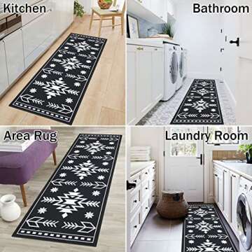 U'Artlines Southwestern Cotton Area Rug Runner - 2'x6'