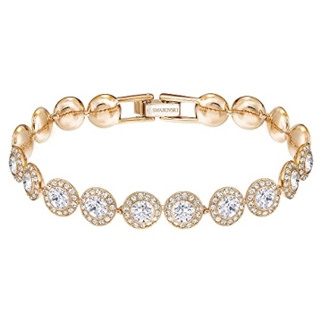 Stunning Swarovski Una Angelic Tennis Bracelet with Clear Crystals for Luxurious Style