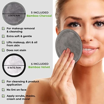 Extra Large Reusable Cotton Pads Eco-Friendly Makeup Remover
