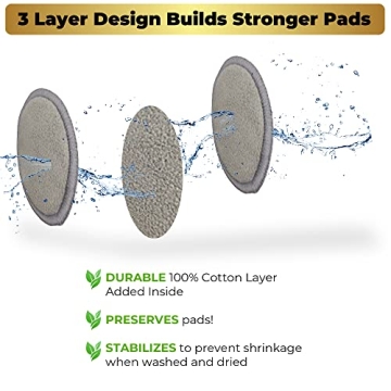 Extra Large Reusable Cotton Pads Eco-Friendly Makeup Remover