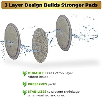 Extra Large Reusable Cotton Pads Eco-Friendly Makeup Remover