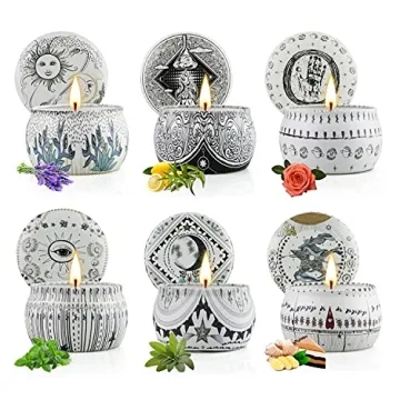 Aromatherapy Candles Gift Set - 6 Pack for Women