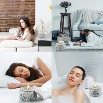 Aromatherapy Candles Gift Set - 6 Pack for Women