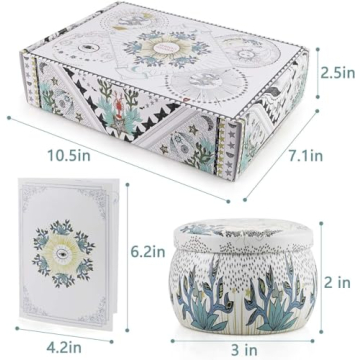 Aromatherapy Candles Gift Set - 6 Pack for Women