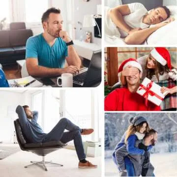 Zando Non Slip Fluffy Socks Warm Fuzzy Socks with Grip Slipper Socks for Men Winter Cozy Socks No Skid Cozy Socks for Men Slipper Socks Hospital Socks Warm Socks 5 C White One Size