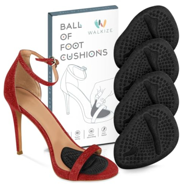Metatarsal Pads Women | Heel Inserts for Women | Ball of Foot Cushions (2 Pairs Foot Pads) All Day P...