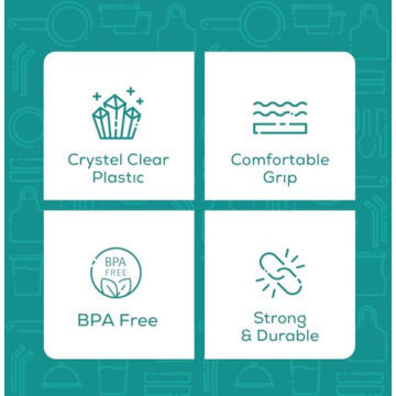 Clear Plastic Cups with Lids 100 Count - 16 oz Durable