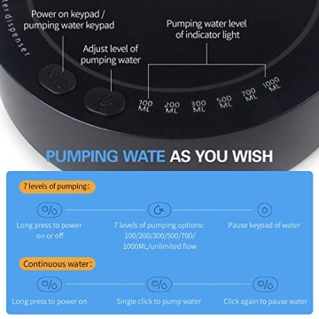 Keweis Electric Water Bottle Dispenser for Easy Hydration