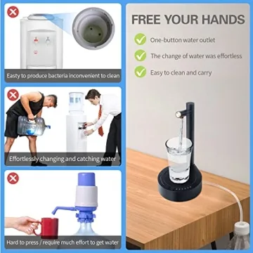 Keweis Electric Water Bottle Dispenser for Easy Hydration