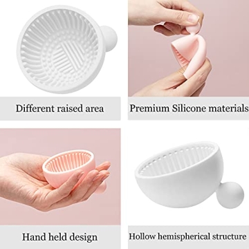 Pubcontti Silicone Makeup Brush Cleaner Mat Portable Durable