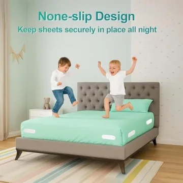 Secure QPSCGDU Bed Sheet Holders for All Mattress Sizes