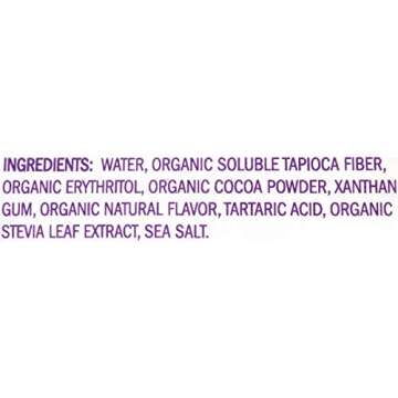 Pyure Organic Chocolate Flavored Syrup, Zero Sugar, 1 Net Carb Keto Syrup, Gluten-Free, Organic Plant-Based Sugar Free Chocolate Syrup for Vegan Keto Friendly Food, 14 Oz