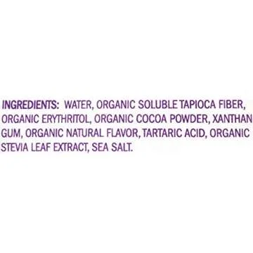 Pyure Organic Chocolate Flavored Syrup, Zero Sugar, 1 Net Carb Keto Syrup, Gluten-Free, Organic Plant-Based Sugar Free Chocolate Syrup for Vegan Keto Friendly Food, 14 Oz