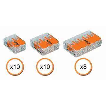 WAGO 221 Lever-Nuts 28pc Wire Connector Assortment Pocket Pack