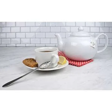 RSVP International 42 oz Stoneware Teapot - Dishwasher Safe