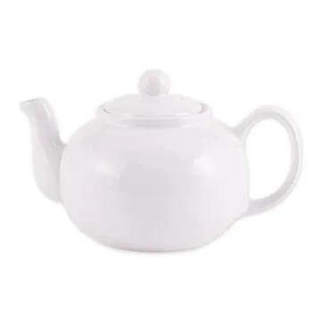 RSVP International 42 oz Stoneware Teapot - Dishwasher Safe