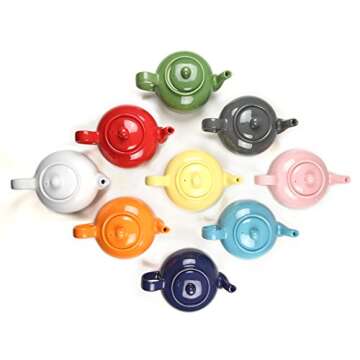 RSVP International 42 oz Stoneware Teapot - Dishwasher Safe