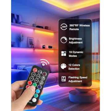 RGB Strip Lights by HitLights - Dimmable & Versatile Lighting