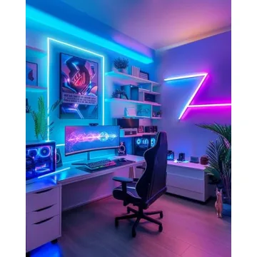 RGB Strip Lights by HitLights - Dimmable & Versatile Lighting