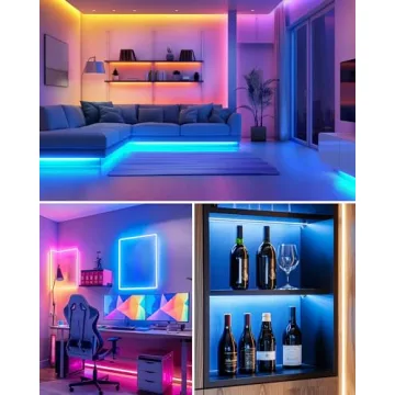 RGB Strip Lights by HitLights - Dimmable & Versatile Lighting