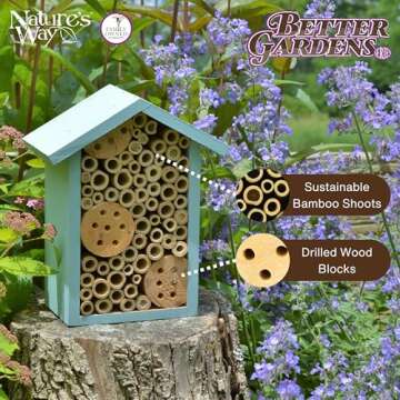 Nature's Way Bee House for Effective Pollination