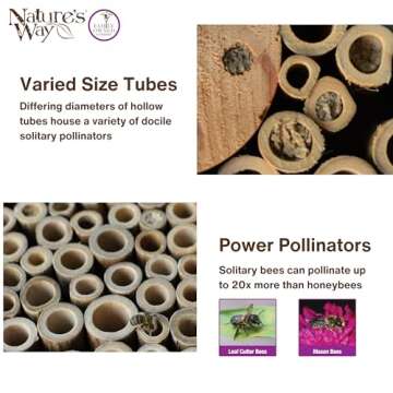 Nature's Way Bee House for Effective Pollination