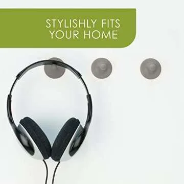 Puj Peel 'n Stick Adhesive Hooks - Grey 3-Pack for Easy Use