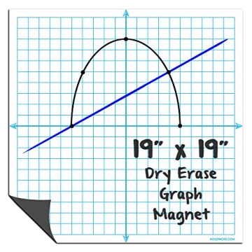 Magnetic Dry Erase Graph X-Y Grid for Classrooms