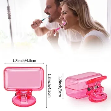 4 Pack Travel Toothbrush Head Covers for Hygiene