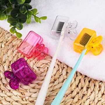 4 Pack Travel Toothbrush Head Covers for Hygiene