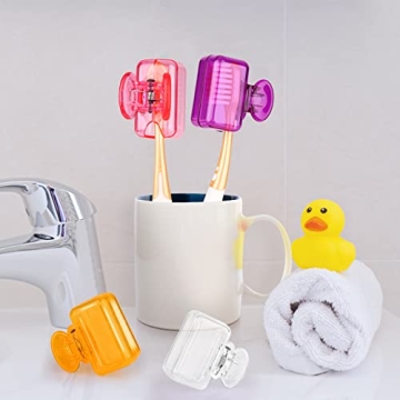 4 Pack Travel Toothbrush Head Covers for Hygiene