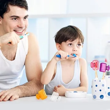 4 Pack Travel Toothbrush Head Covers for Hygiene