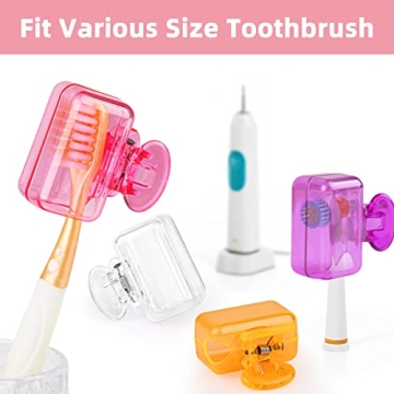 4 Pack Travel Toothbrush Head Covers for Hygiene
