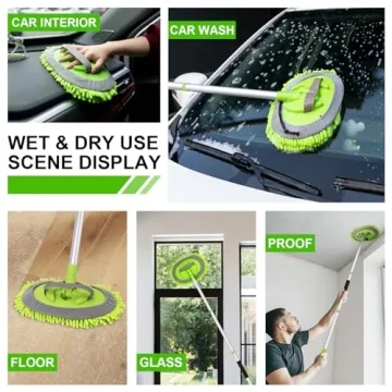 Dependable Ordenado 62" Car Wash Brush Kit for Easy Cleaning