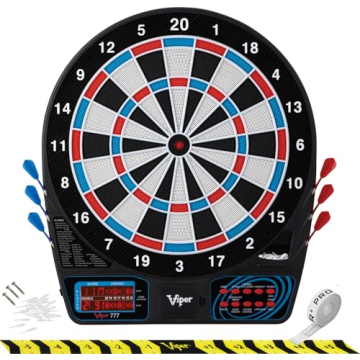 Viper 777 Electronic Dartboard with 43 Games, Automatic Scoring and Impact-Tough Durability