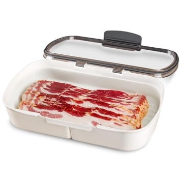 Prepworks Deli ProKeeper: Premium Airtight Silicone Sealed Food Storage Container, 11.75" Long with ...