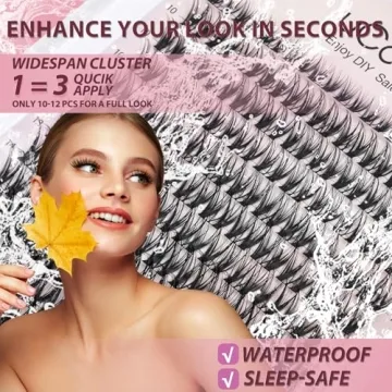 Flora Lash Clusters Kit for Stunning DIY Lashes