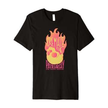 Cremate the Patriarchy Funeral Director, Mortician, Embalmer Premium T-Shirt