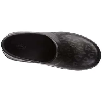 Shop Crocs Women's Felicity Clog in Leopard/Black